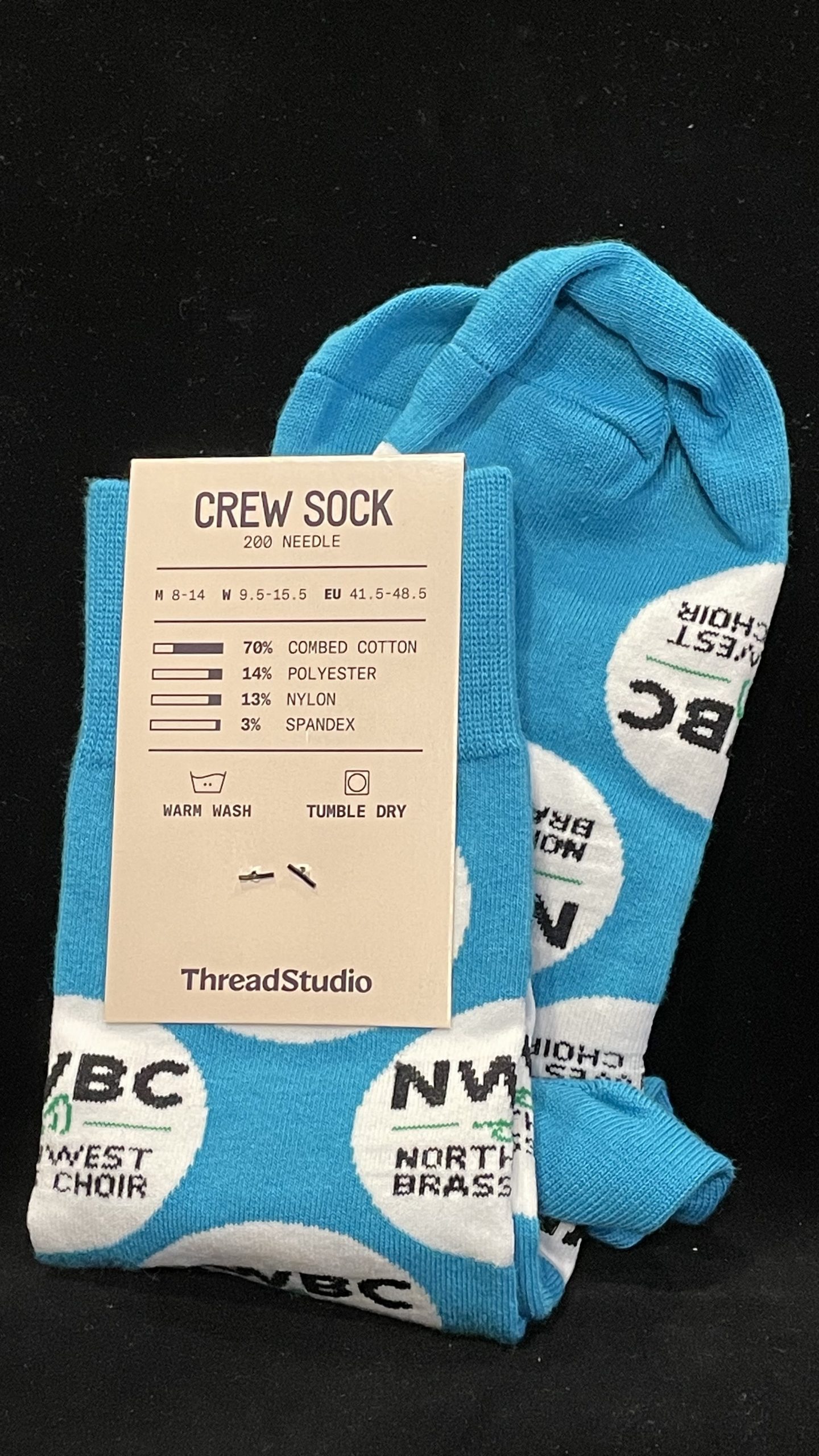 2022-23 Northwest Brass Choir Crew Socks - Image 4