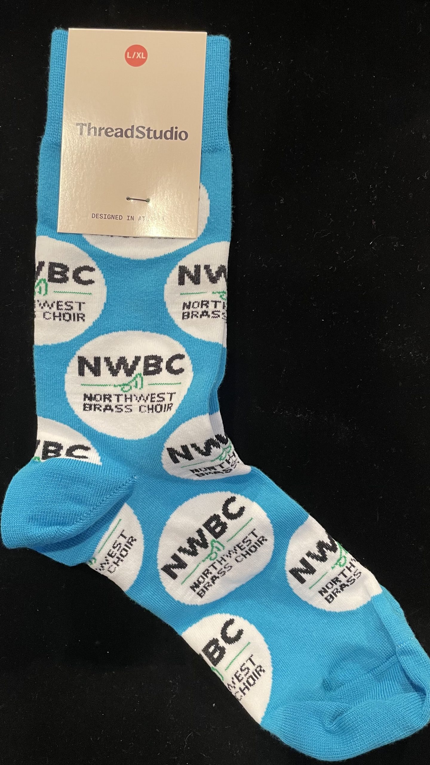 2022-23 Northwest Brass Choir Crew Socks - Image 3